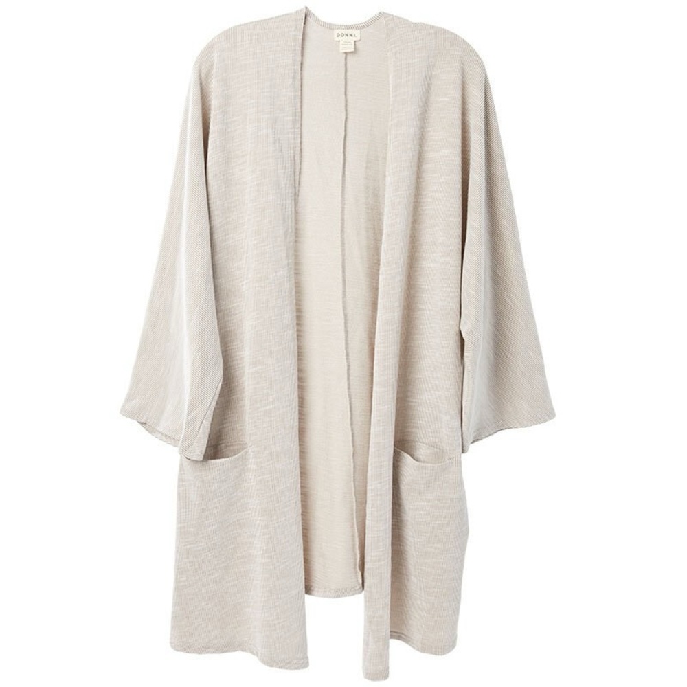 NWOT DONNI. Rib Sweater Coat
